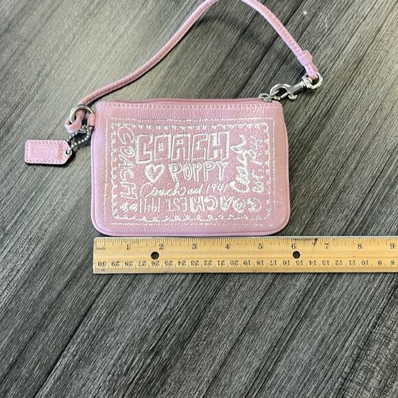 Coach Poppy Wristlet Wallet/Coin Purse - Picture 6 of 7